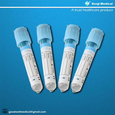 13*75mm Blood Test Vacuum Tubes For Plasma Specimen SGS approval