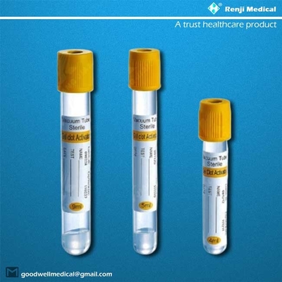 Transparent Disposable Vacuum Blood Collection Tube CE Certification