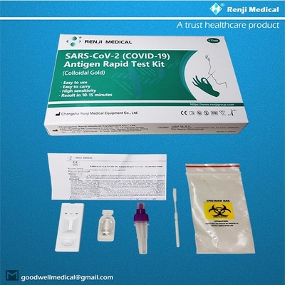SGS Certificate Antigen Rapid Test Kit Nasal Swab Igm Rapid Test Cassette