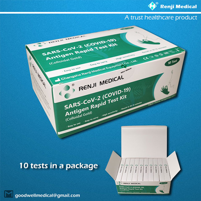 Renji Rapid SARS-COV-2 COVID 19 Antigen Rapid Test Kit Colloidal Gold