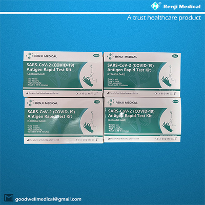 Renji Rapid SARS-COV-2 COVID 19 Antigen Rapid Test Kit Colloidal Gold Nasal Swab