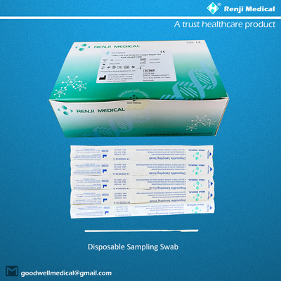 COVID-19 Antigen Nasal Swab Test Kit Colloidal Gold CE Marked Single Use Test Kit