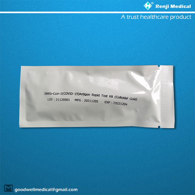 Home Rapid COVID 19 Testing Kit EO Sterilization SGS ISO13485 Certification