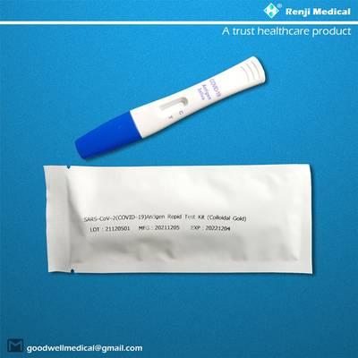 Colorimetric Rapid COVID 19 Testing Kit , 15 minutes Lateral Flow Test Home Kit