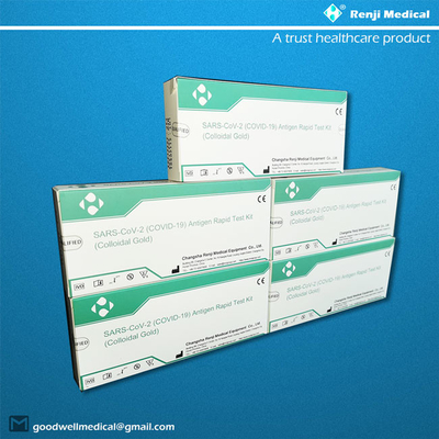 5 sets / box Antigen Rapid Testing Kit , 15 min Covid 19 Detection Kit