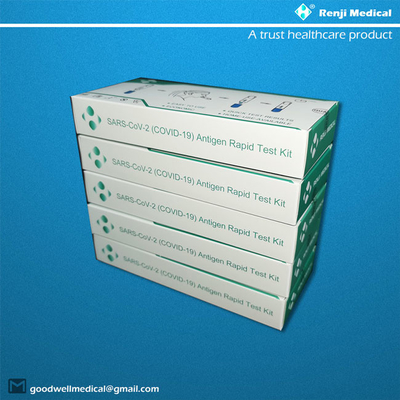 immunoassays Rapid COVID 19 Testing Kit , CE 15 minutes Fast Covid Testing Kit