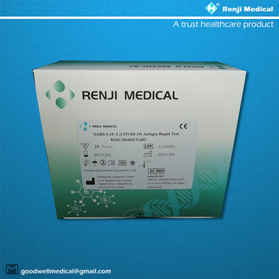One Step Antigen Rapid Test Kit Colloidal Gold Type For COVID 19