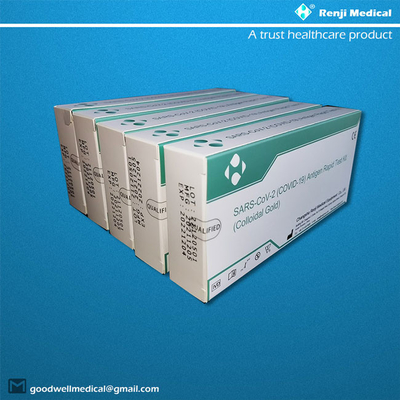 Renji Medical Home Rapid Antigen Test Kit with Nasal Swab ISO13485 Certification