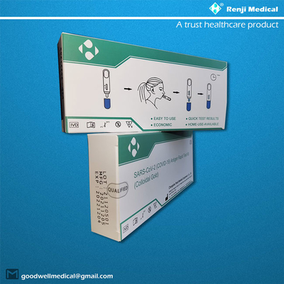 YBTC Antigen Rapid Testing Kit , Fast Result 10-15mins Covid Diagnostic Test Saliva