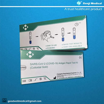 5 sets / box Rapid COVID 19 Testing Kit With Nasopharyngeal Swabs