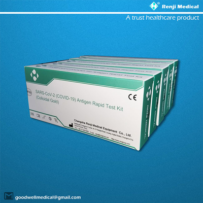Home Rapid COVID 19 Testing Kit EO Sterilization SGS ISO13485 Certification