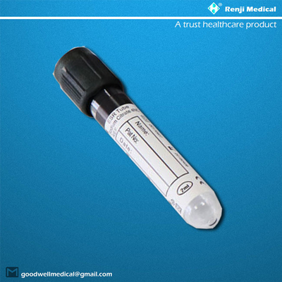 Renji Sodium fluoride Plastic Blood Collection Tubes with BD Red Top