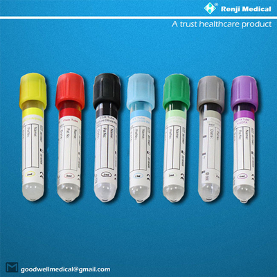 Renji Sodium fluoride Plastic Blood Collection Tubes with BD Red Top