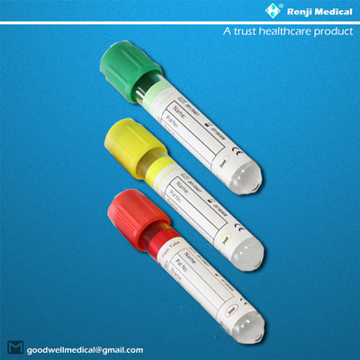 Renji Sodium fluoride Plastic Blood Collection Tubes with BD Red Top
