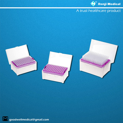 Ultra clear polypropylene Sterile Pipette Tips , 200 Microliter Pipette Tips