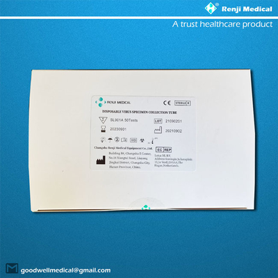 VTM Disposable Virus Sampling Tube Kit GMP Standard CE Approved