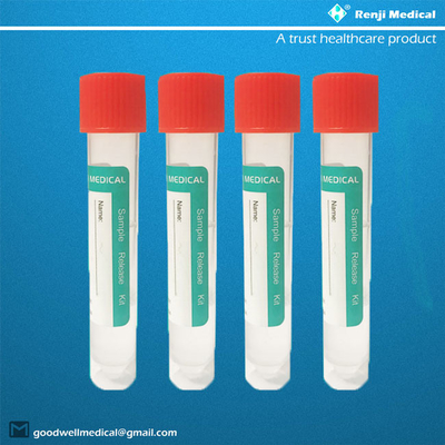 Red Cap Specimen Collection Tube , Vtm Swab Kit FDA CE Approved