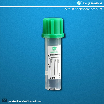 PP Micro Blood Collection Tube 0.25ml/0.5ml for newborn babies