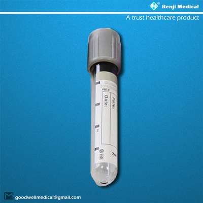 PET/Glass Disposable Vacuum Blood Collection Tube , Plasma Blood Sample Vials