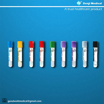 SGS MSDS Approval Disposable Vacuum Blood Collection Tube 5ml 7ml
