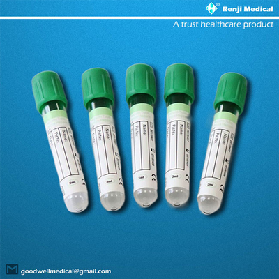Transparent Disposable Vacuum Blood Collection Tube ISO13485 CE Approval