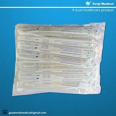 Individually sealed Sterile Nylon Flocked Swab with plastic breakable shaft