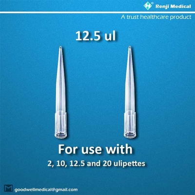 Renji Sterile Pipette Tips Polypropylene Material CE certification