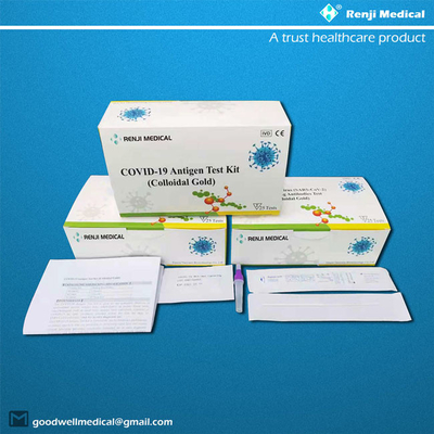 SGS Rapid COVID 19 Testing Kit , SARS-CoV-2 Antigen Rapid Test Kit Colloidal Gold
